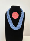 Collar trenzado lila