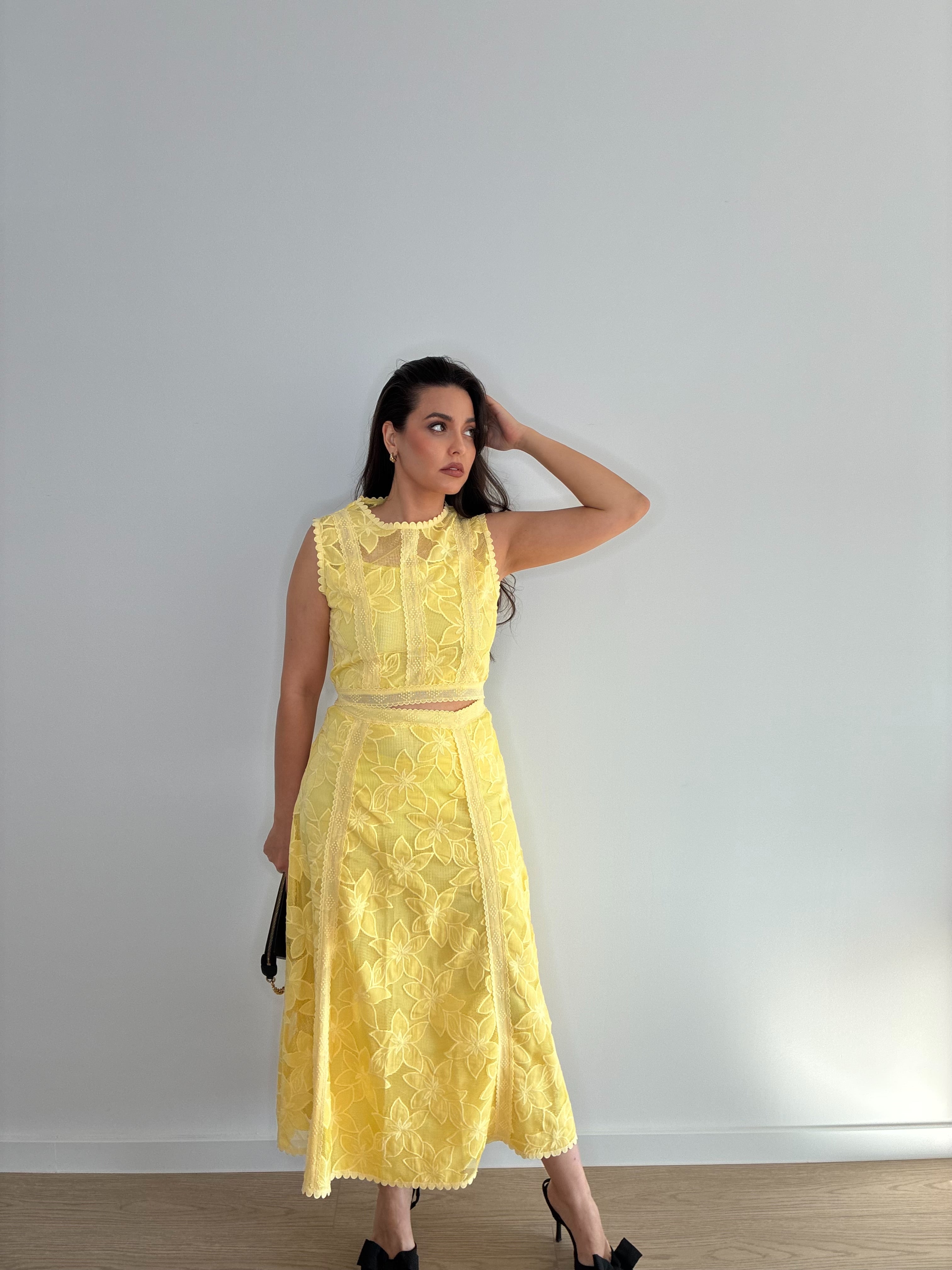 Conjunto dos piezas Bambulea amarillo