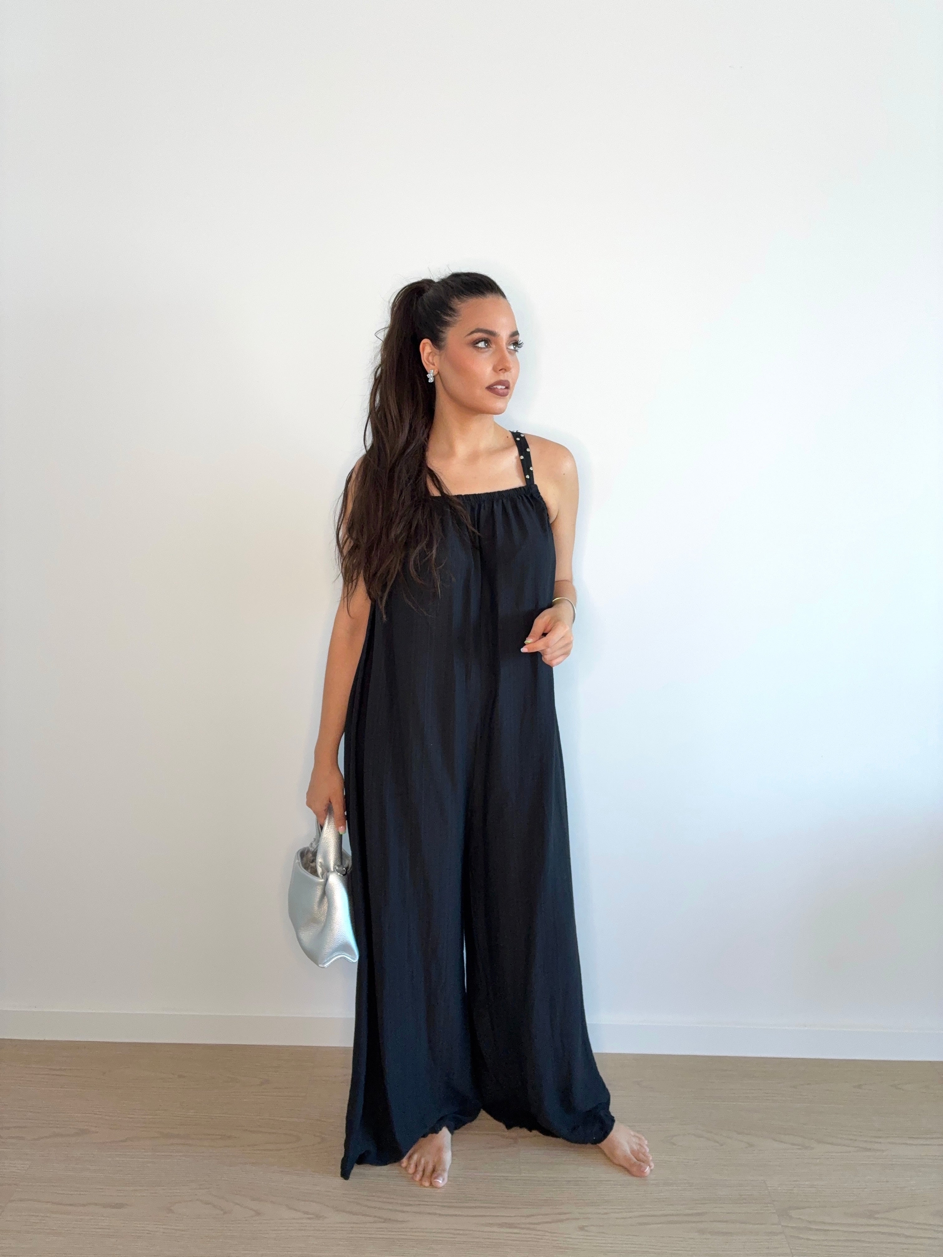Mono boho largo con tachas