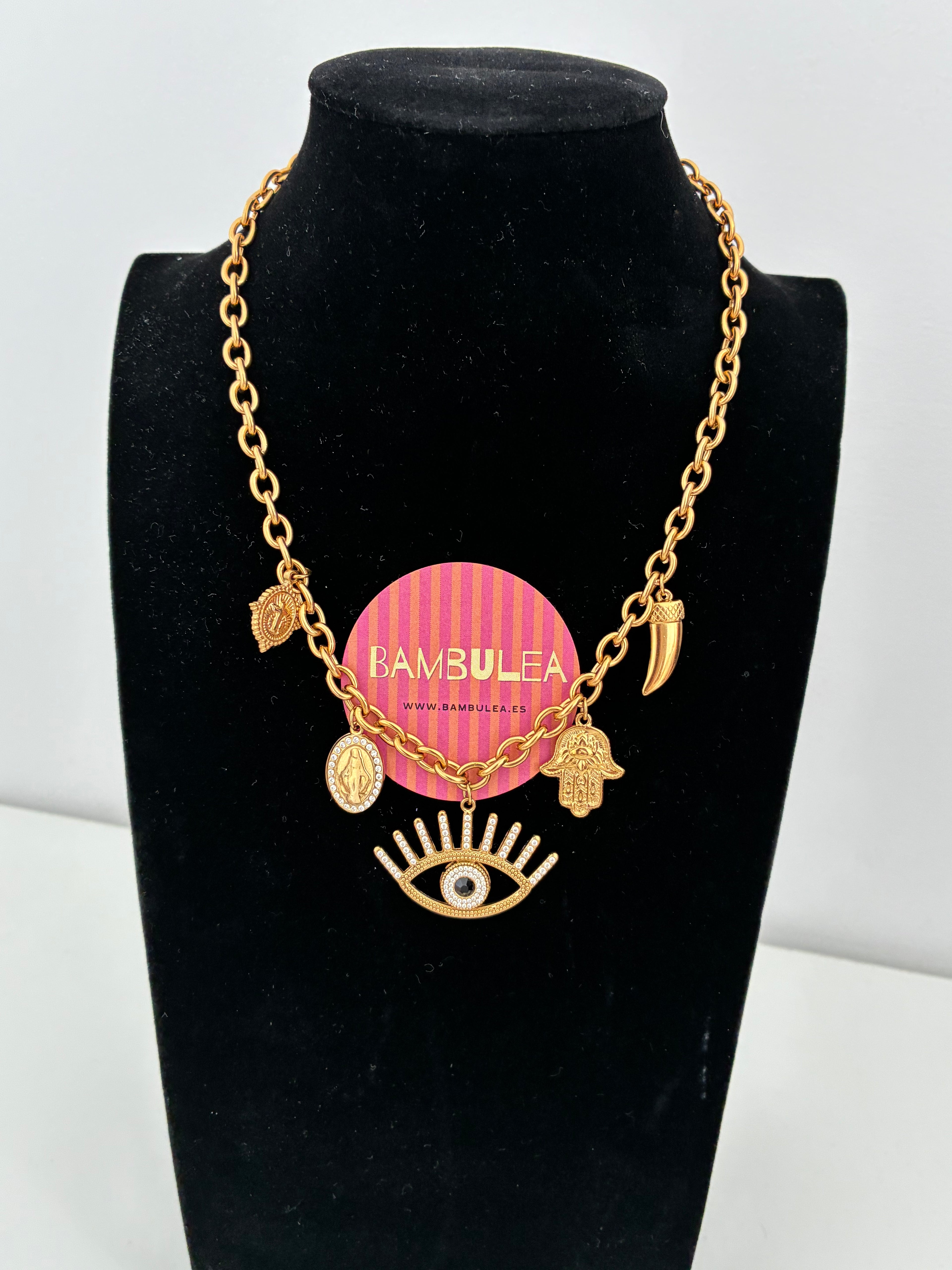 Collar suerte acero
